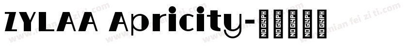 ZYLAA Apricity字体转换